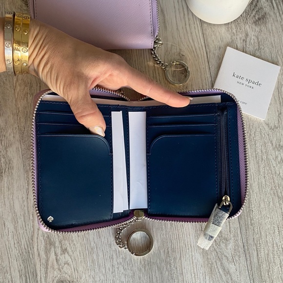 NWT Kate Spade Zip Around Small Wallet - Picture 4 of 7